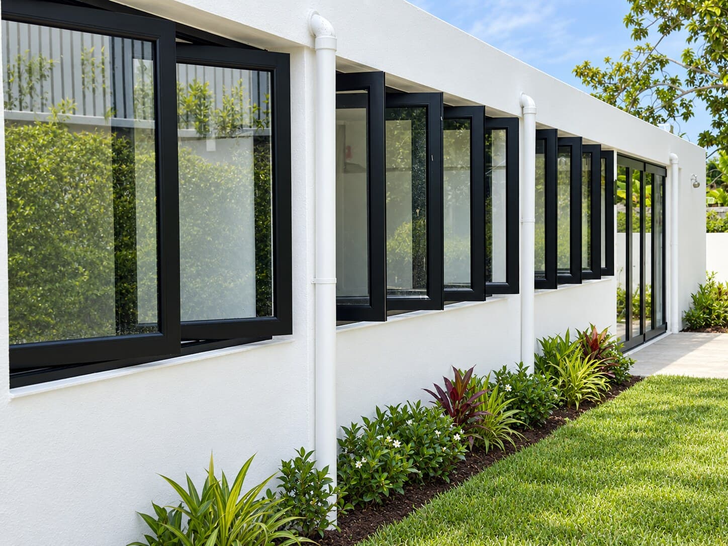 Ventanas Flotantes Negras